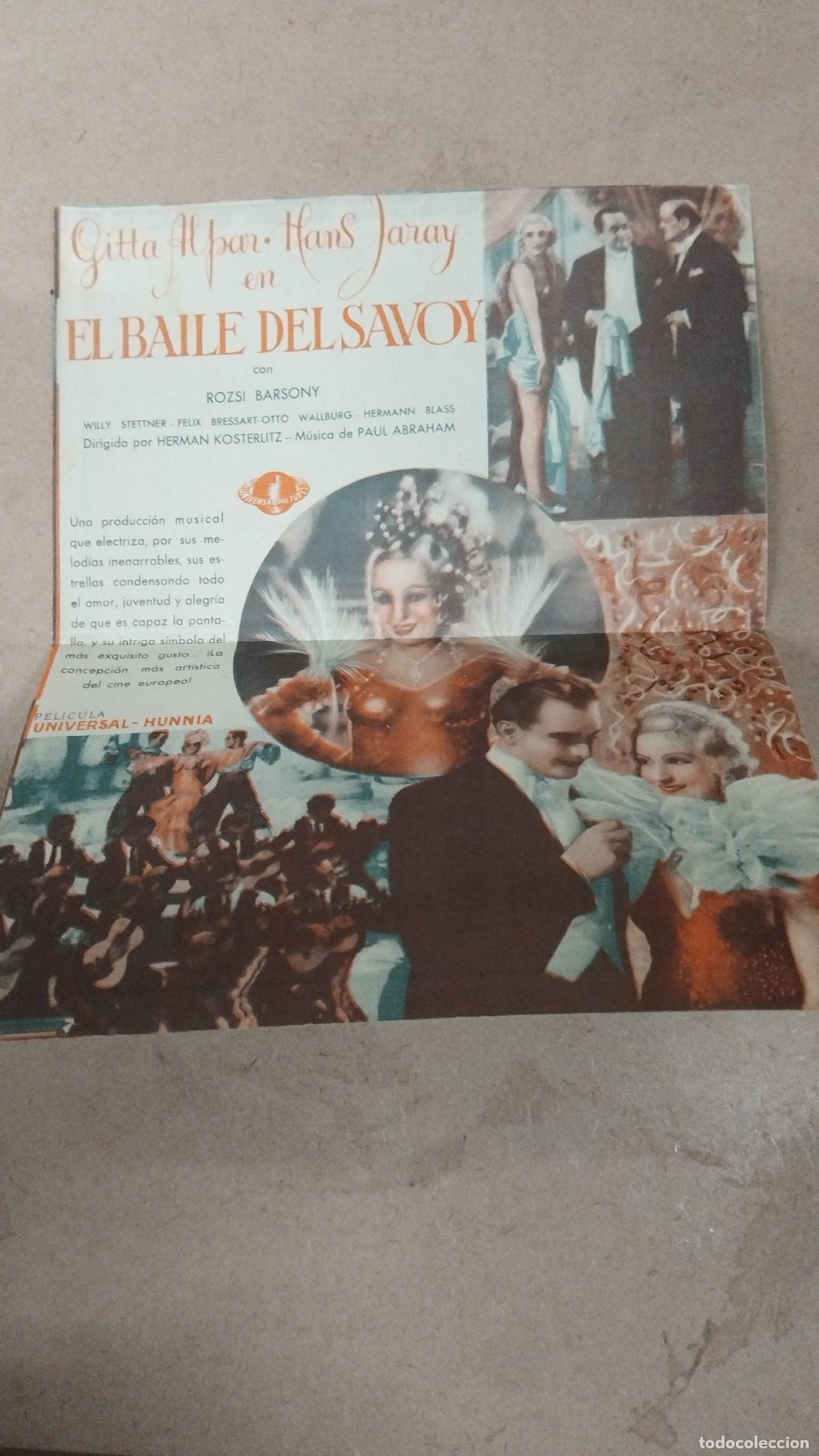 Cine: PROGRAMA DE CINE DOBLE EL BAILE DEL SAVOY - Foto 2