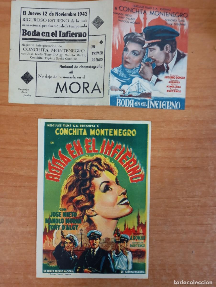 Cine: ROSA-.PROGRAMA DE CINE - -BODA EN EL INFIERNO ct - Foto 1