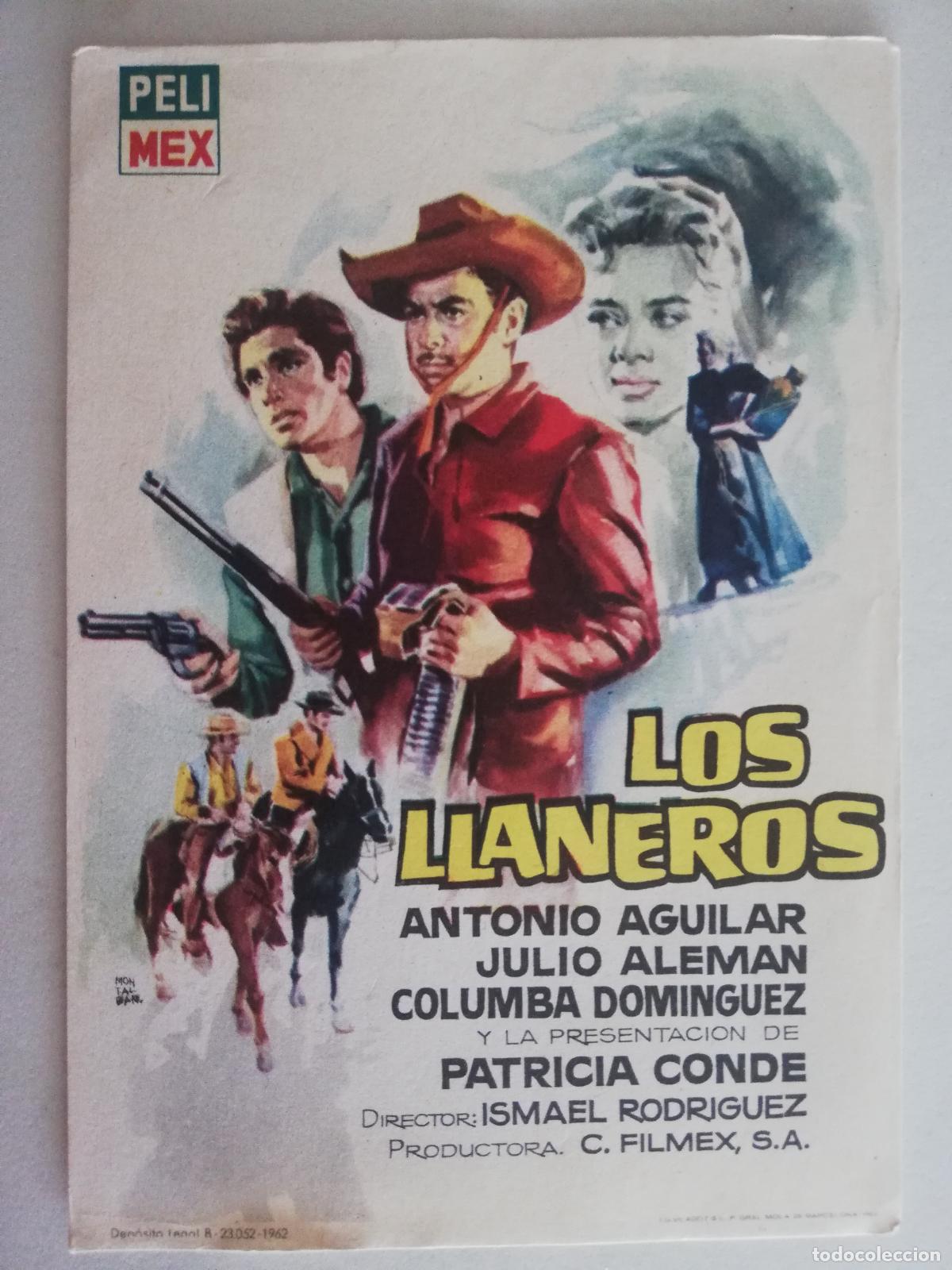 Cine: LOS LLANEROS, ORIGINAL 1962 - Foto 1