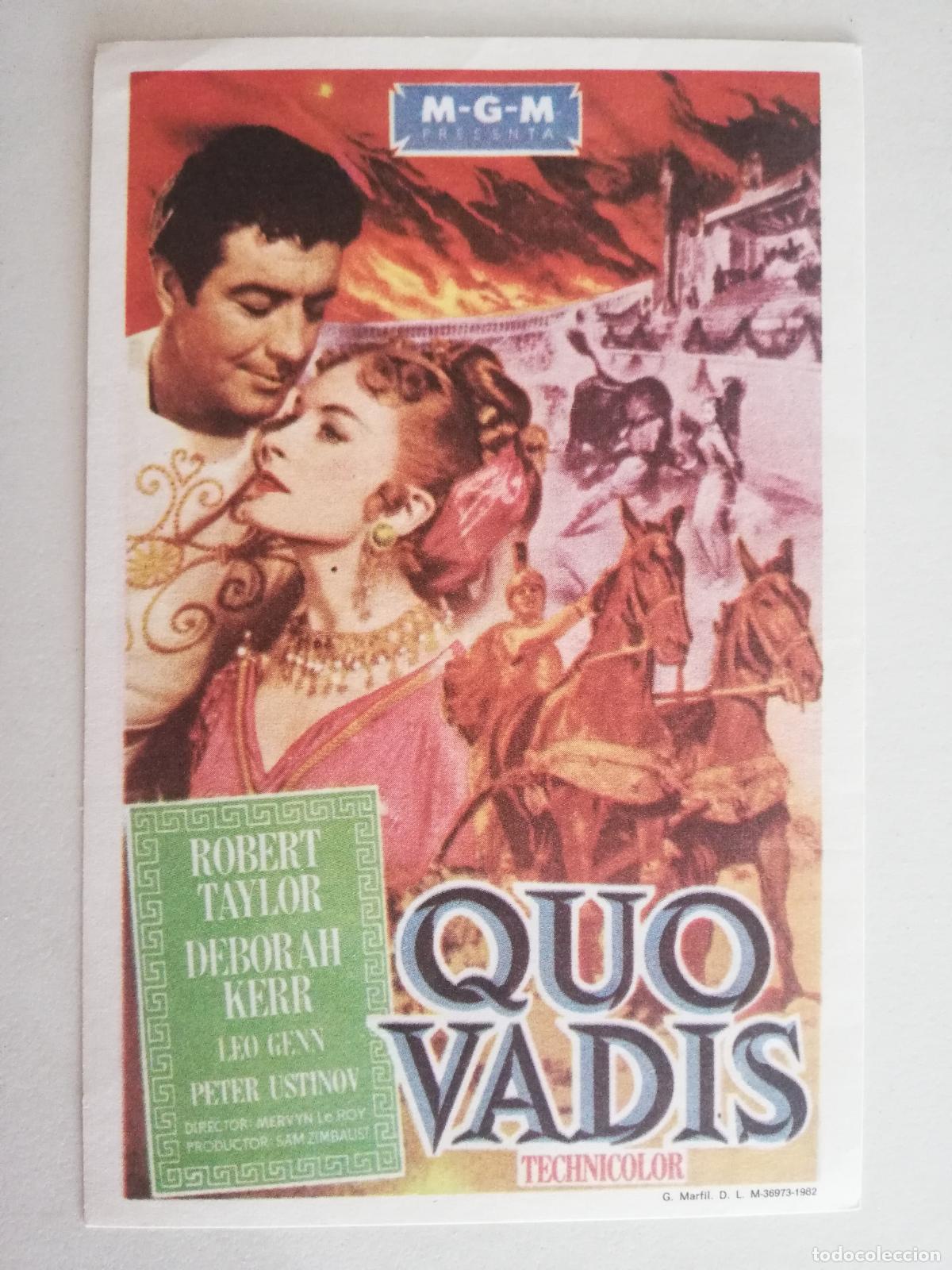 Cine: QUO VADIS, FOTOCOPIA - Foto 1