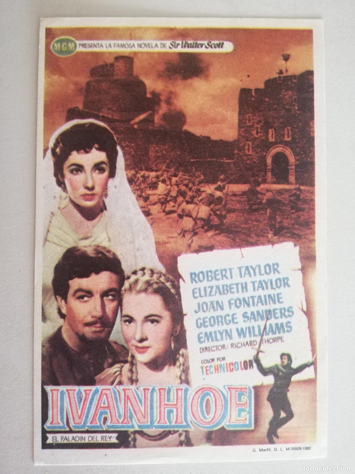 Cine: FOLLETO DE MANO, IVANHOE, FOTOCOPIA - Foto 1