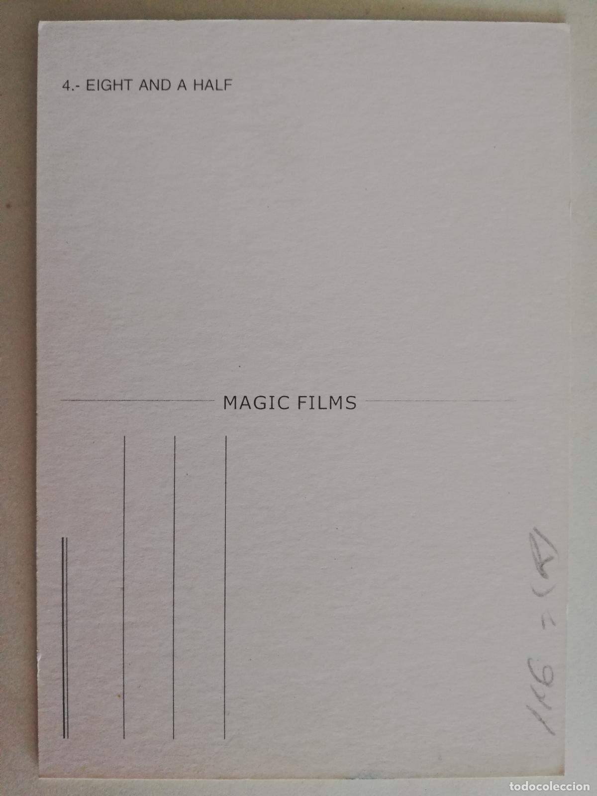 Cine: FOLLETO DE MANO POSTAL 8 1/2 - Foto 2