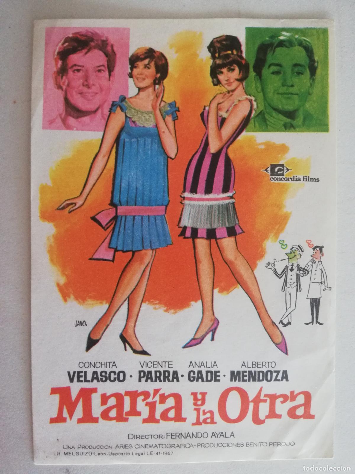 Cine: MARIA Y LA OTRA, ORIGINAL 1967 - Foto 1