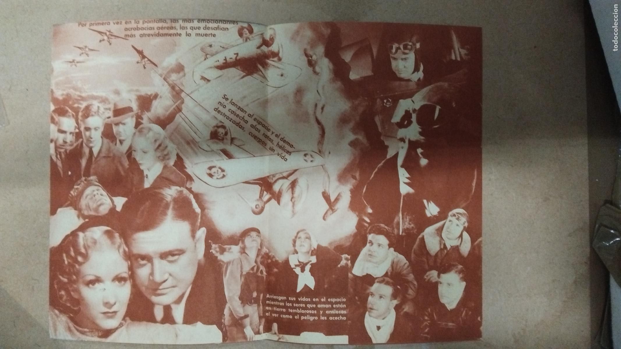 Cine: PROGRAMA DE CINE DOBLE LA ESCUADRILLA INFERNAL - CINE KURSAAL - Foto 2
