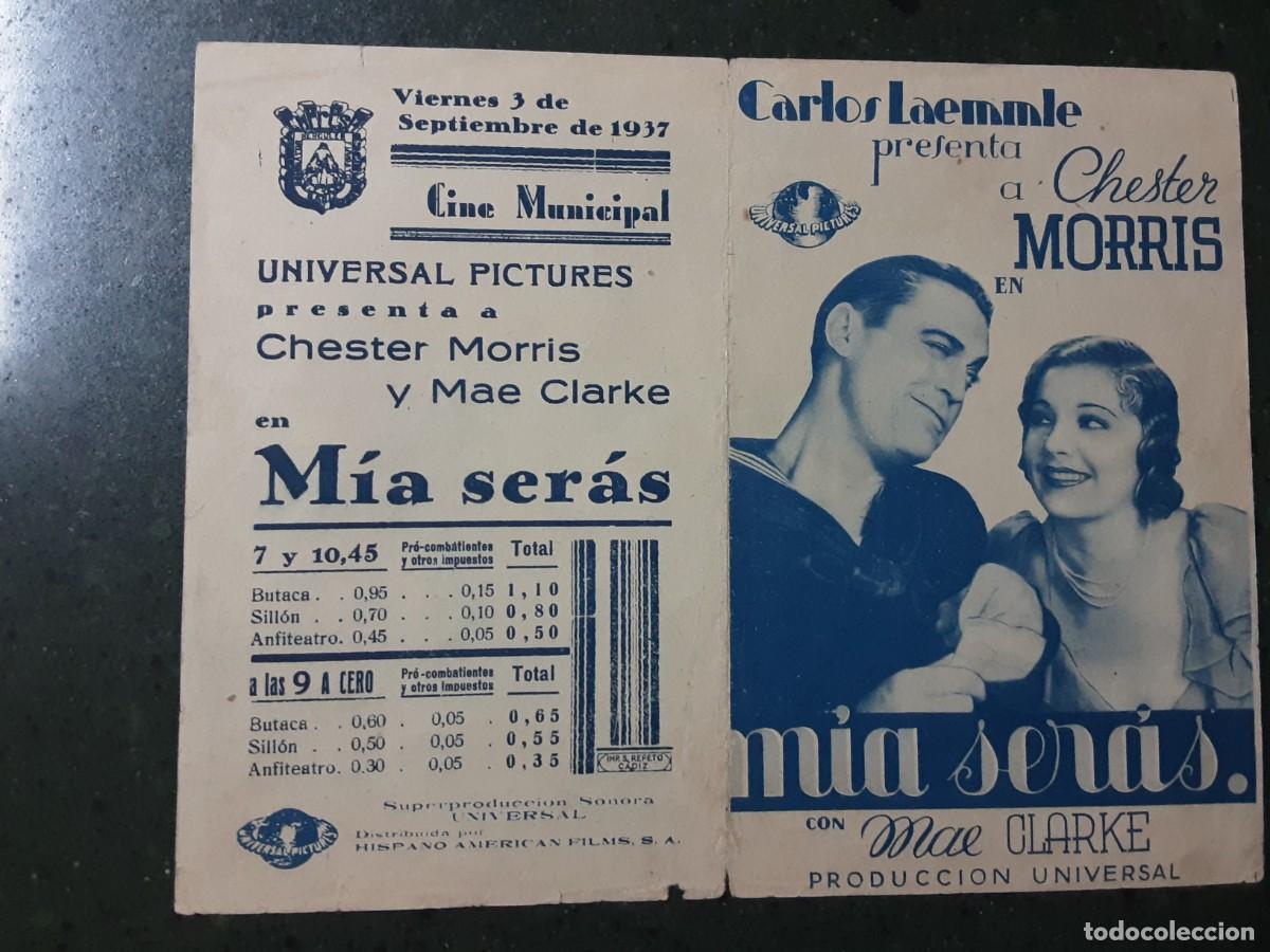 Cine: MIA SER&Aacute;S, CHESTER MORRIS, MAE CLARKE. - Foto 1