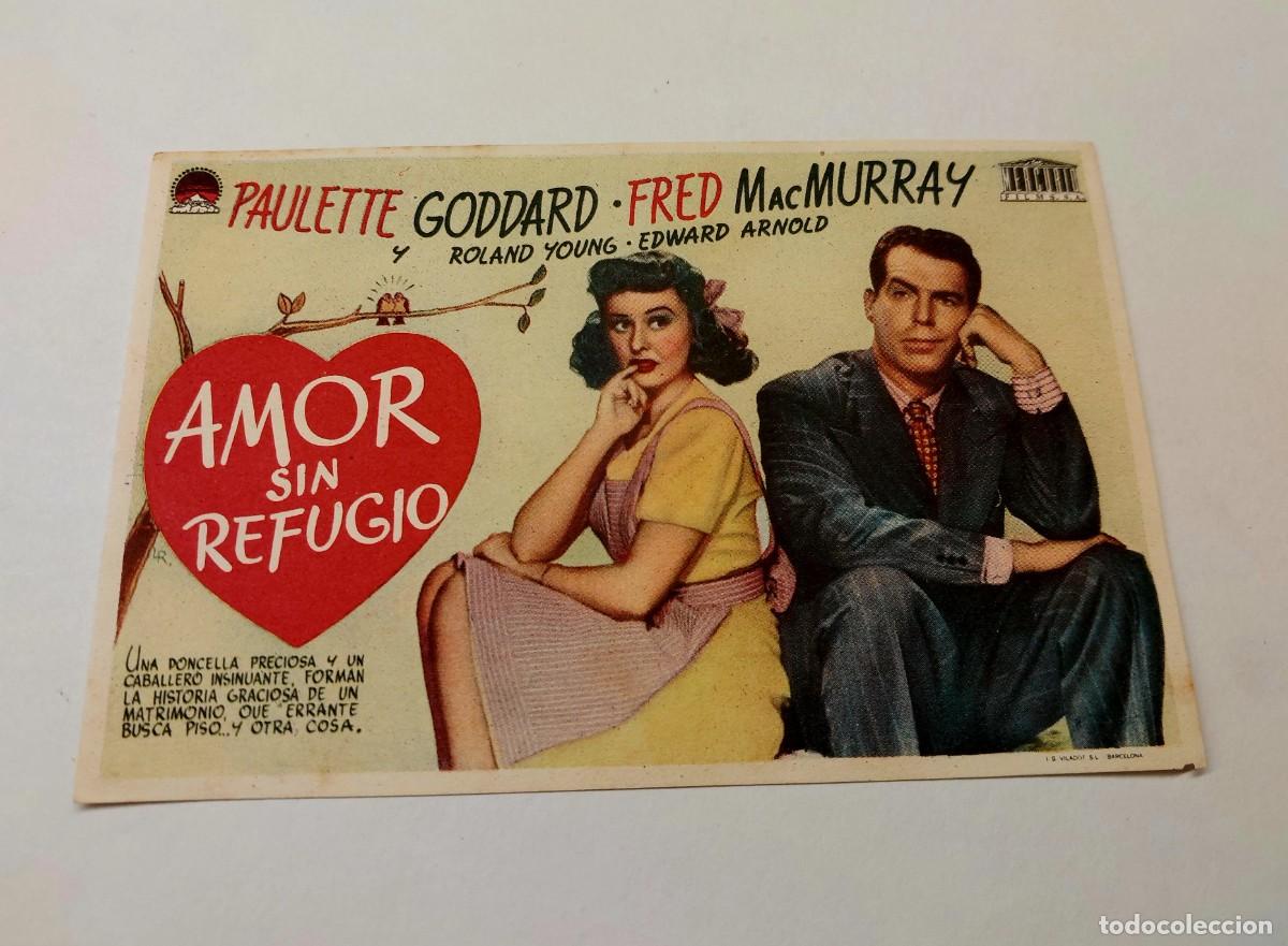 Cine: Amor sin Refugio 1944 Sin publicidad - Foto 1