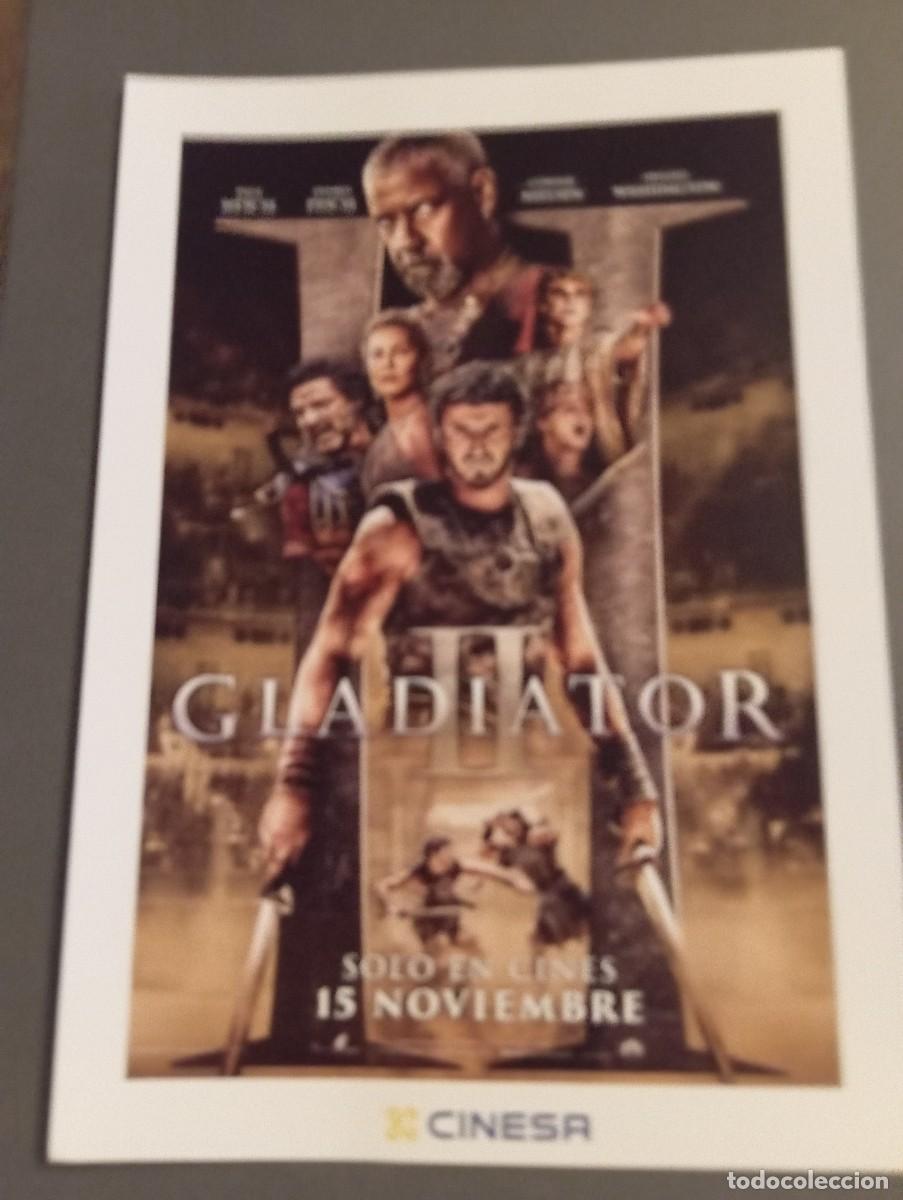 Cine: PROGRAMA DE **. GLADIATOR II **. PAUL MESCAL CINESA 21 x 15 CMS. - Foto 1