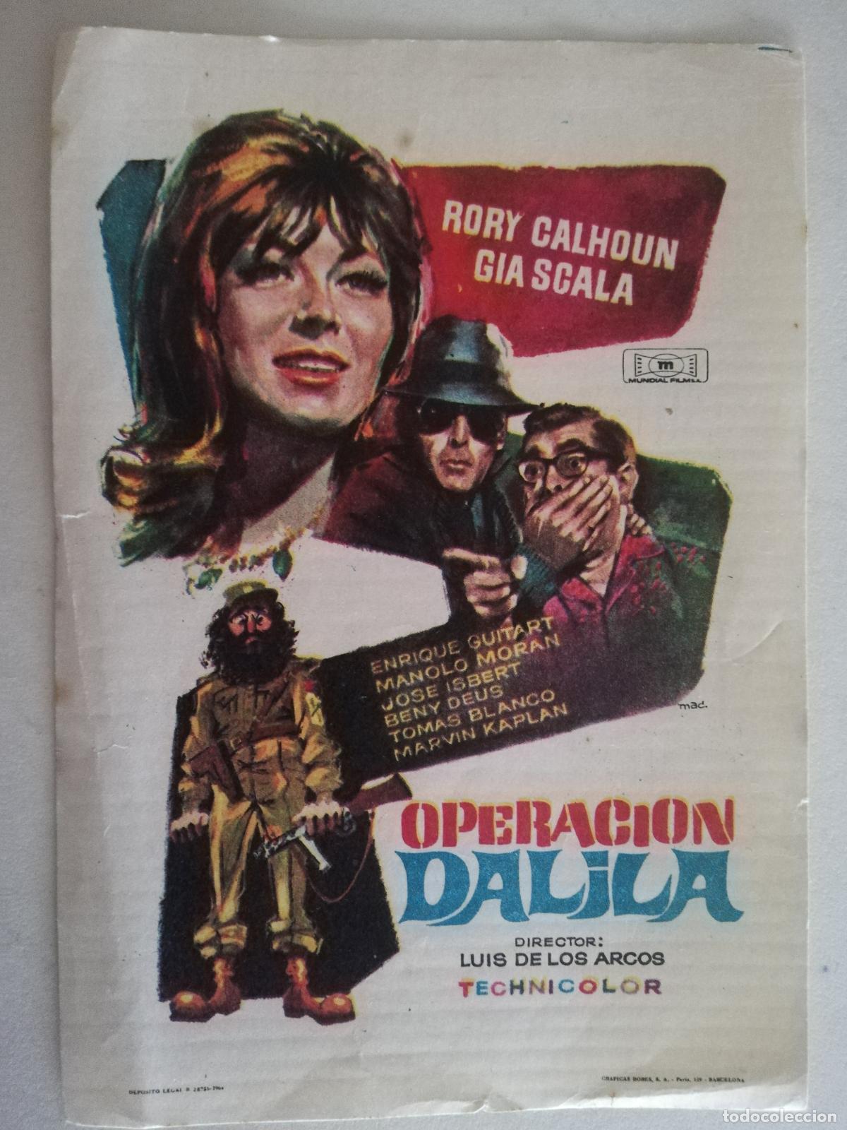 Cine: FOLLETO DE MANO, OPERACION DALILA - Foto 1
