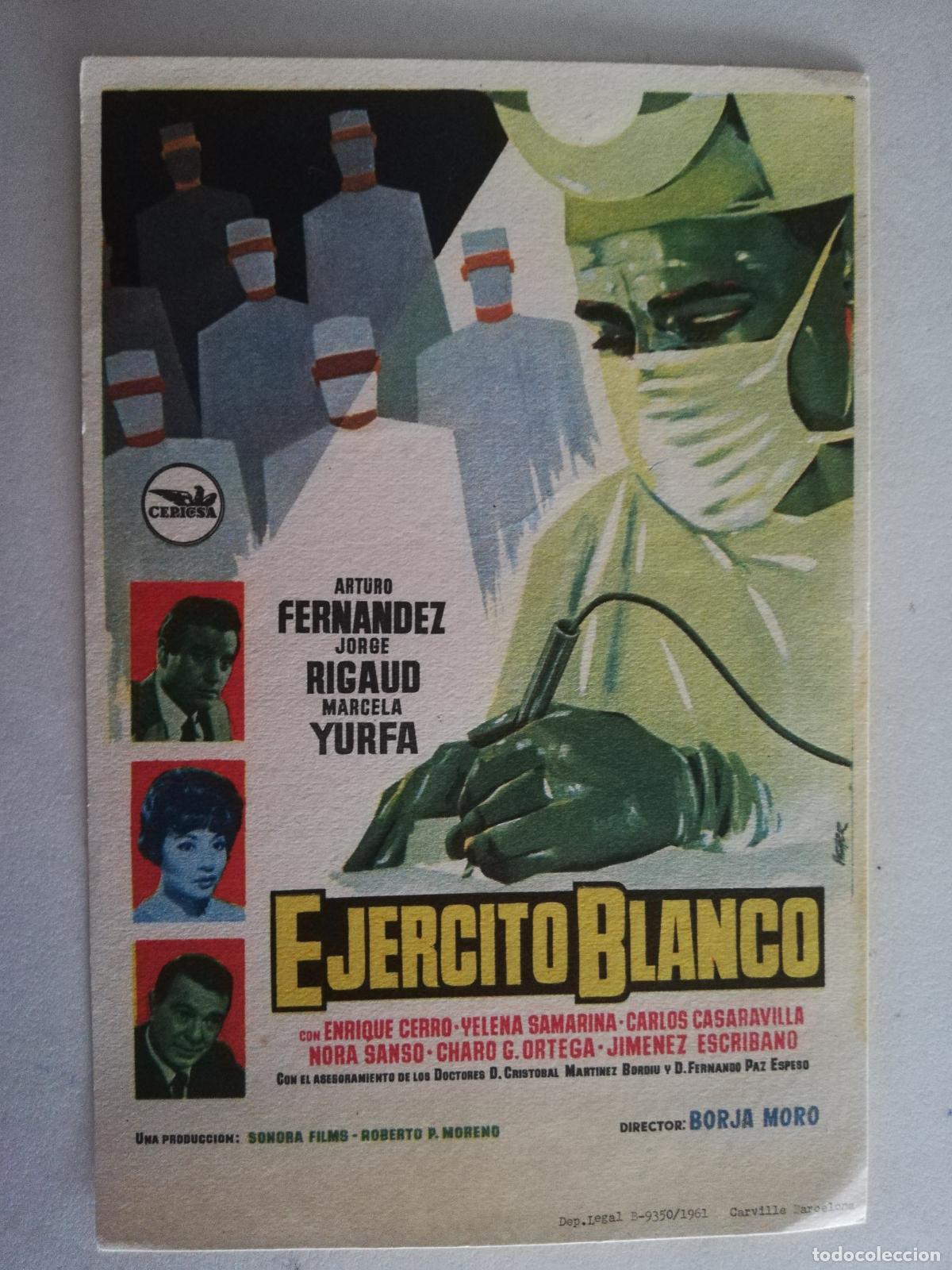 Cine: FOLLETO DE MANO, EJERCITO BLANCO - Foto 1