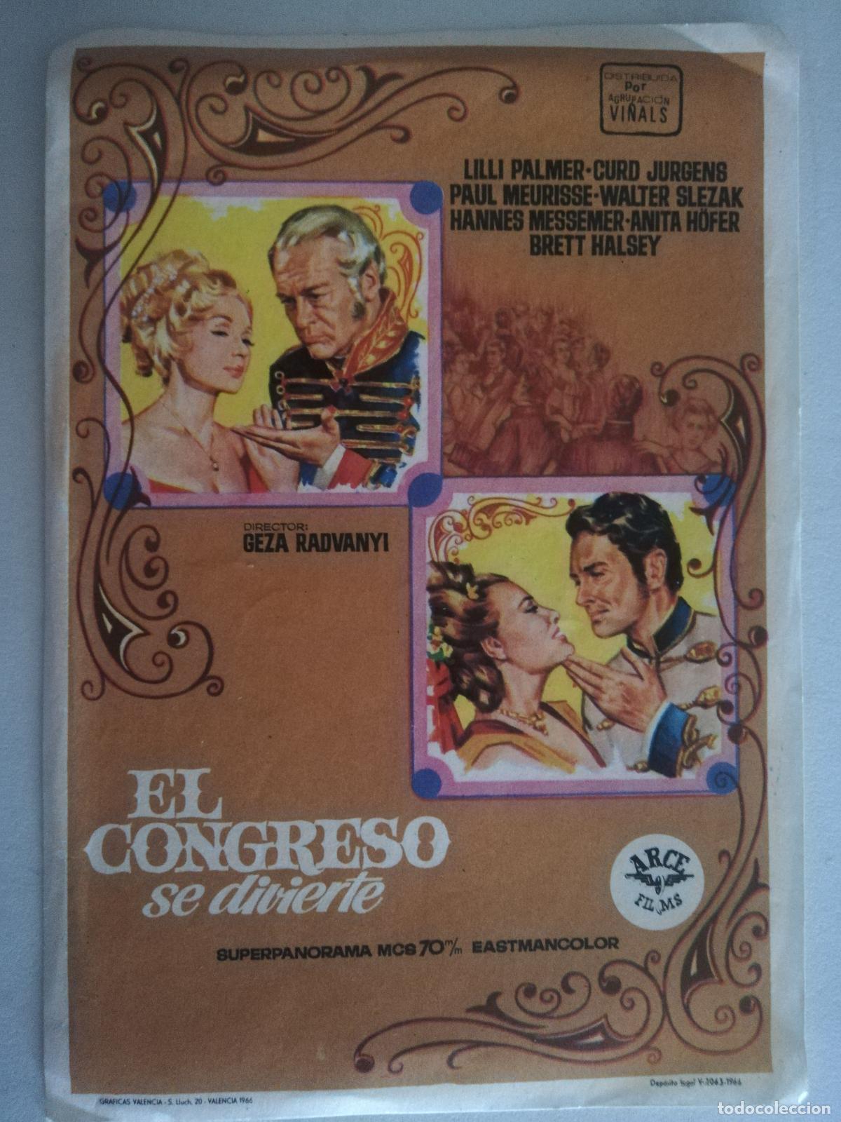 Cine: FOLLETO DE MANO, EL CONGRESO SE DIVIERTE - Foto 1