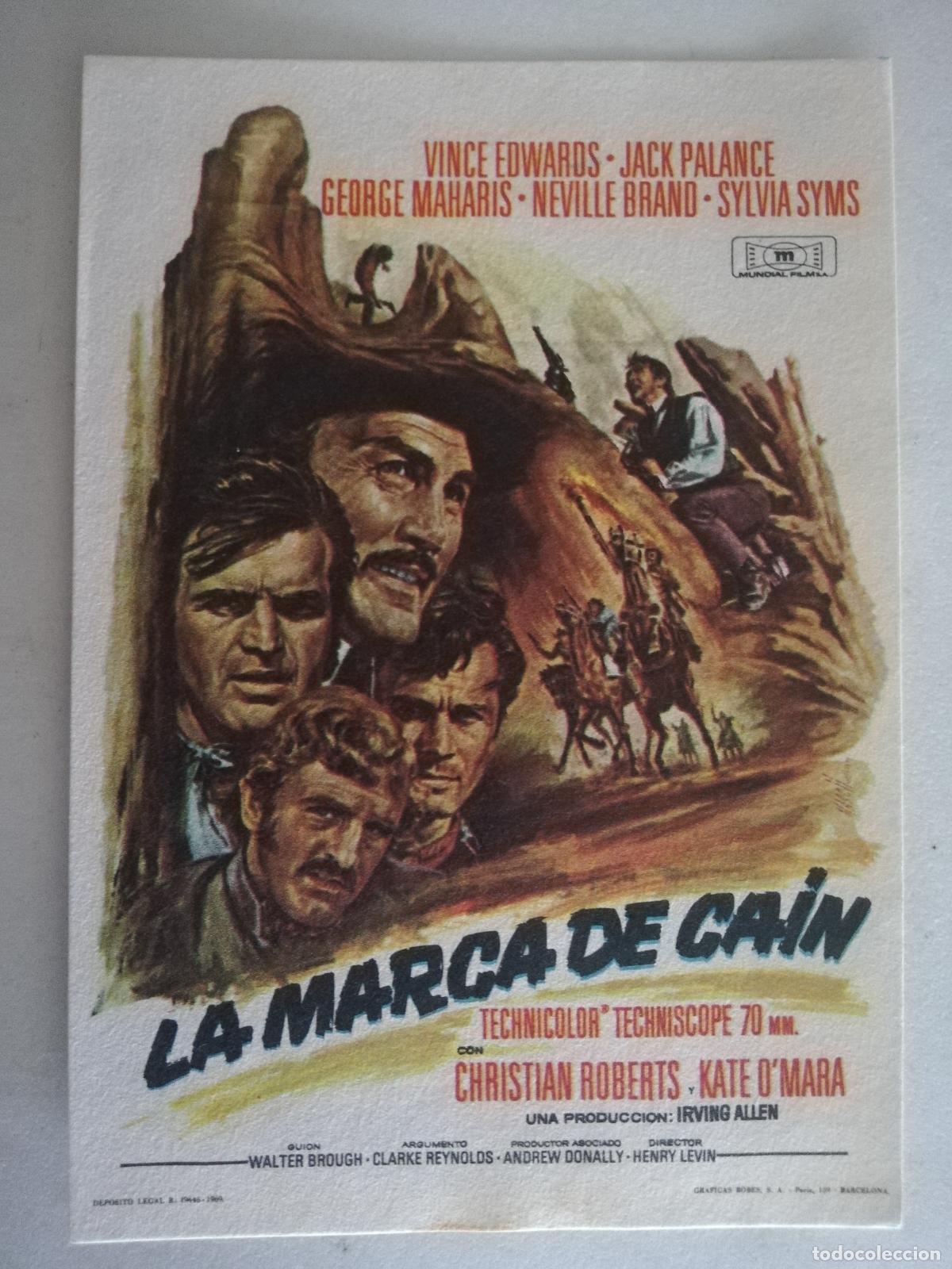 Cine: FOLLETO DE MANO, LA MARCA DE CAIN - Foto 1