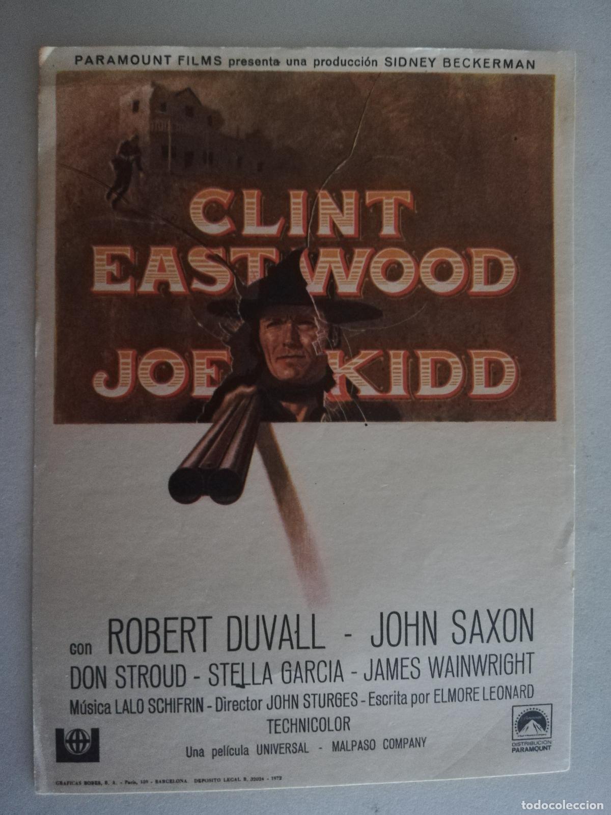 Cine: FOLLETO DE MANO, JOE KIDD - Foto 1