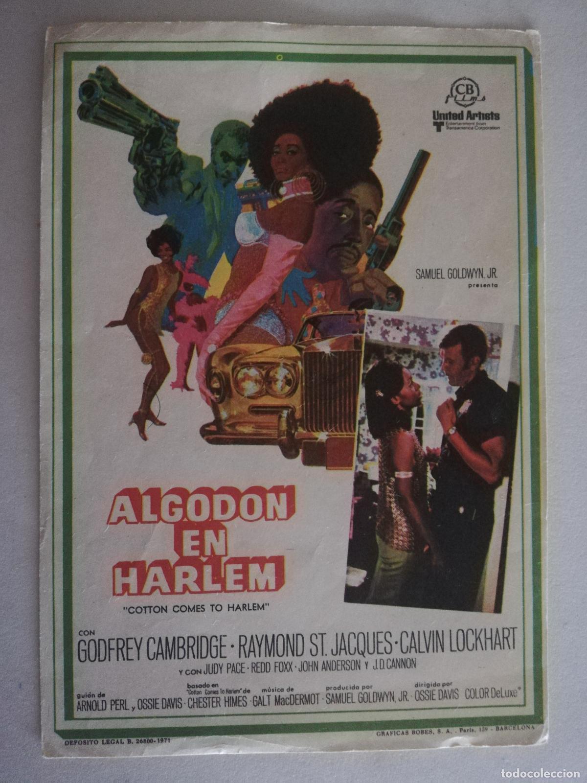 Cine: FOLLETO DE MANO, ALGODON EN HARLEM - Foto 1