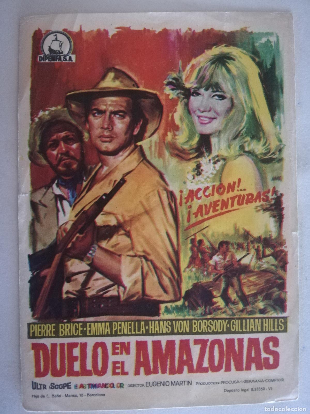 Cine: FOLLETO DE MANO, DUELO EN EL AMAZONAS - Foto 1