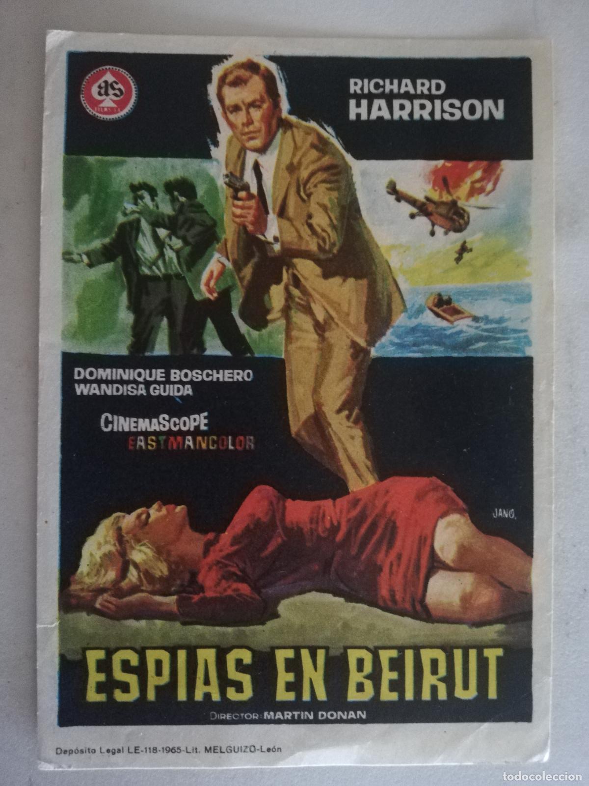 Cine: FOLLETO DE MANO, ESPIAS EN BEIRUT - Foto 1