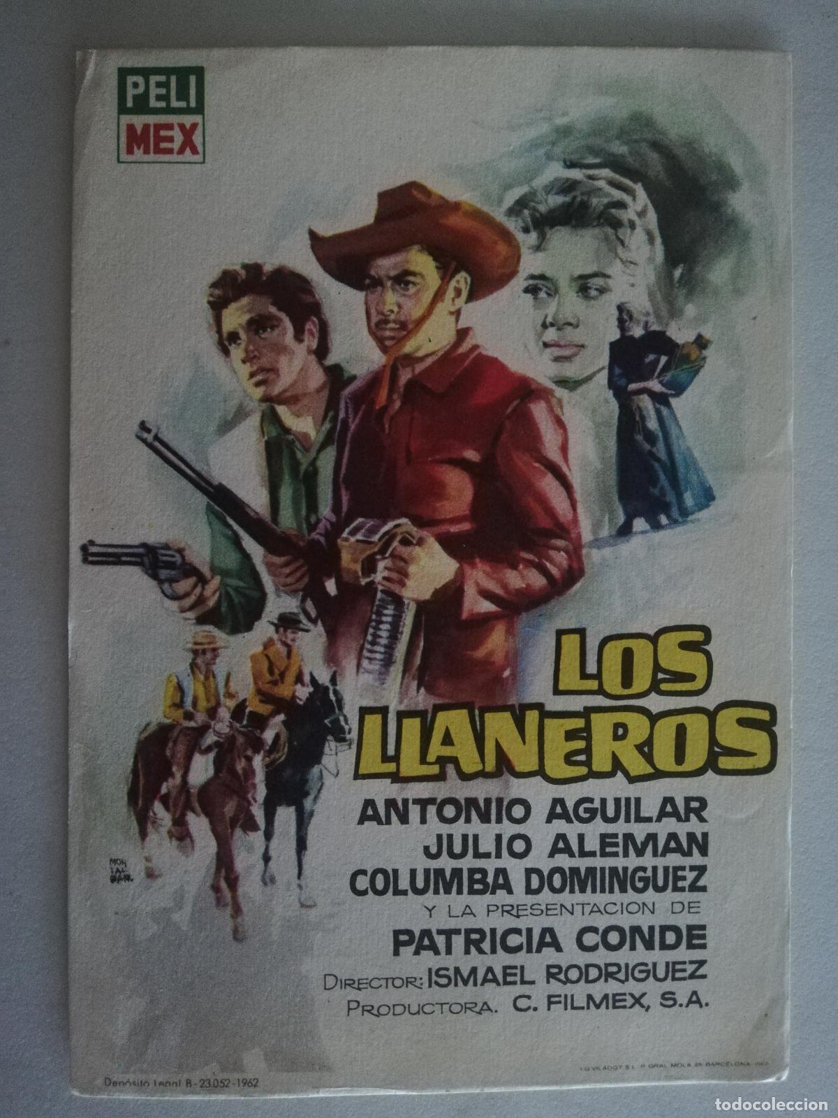 Cine: FOLLETO DE MANO, LOS LLANEROS - Foto 1