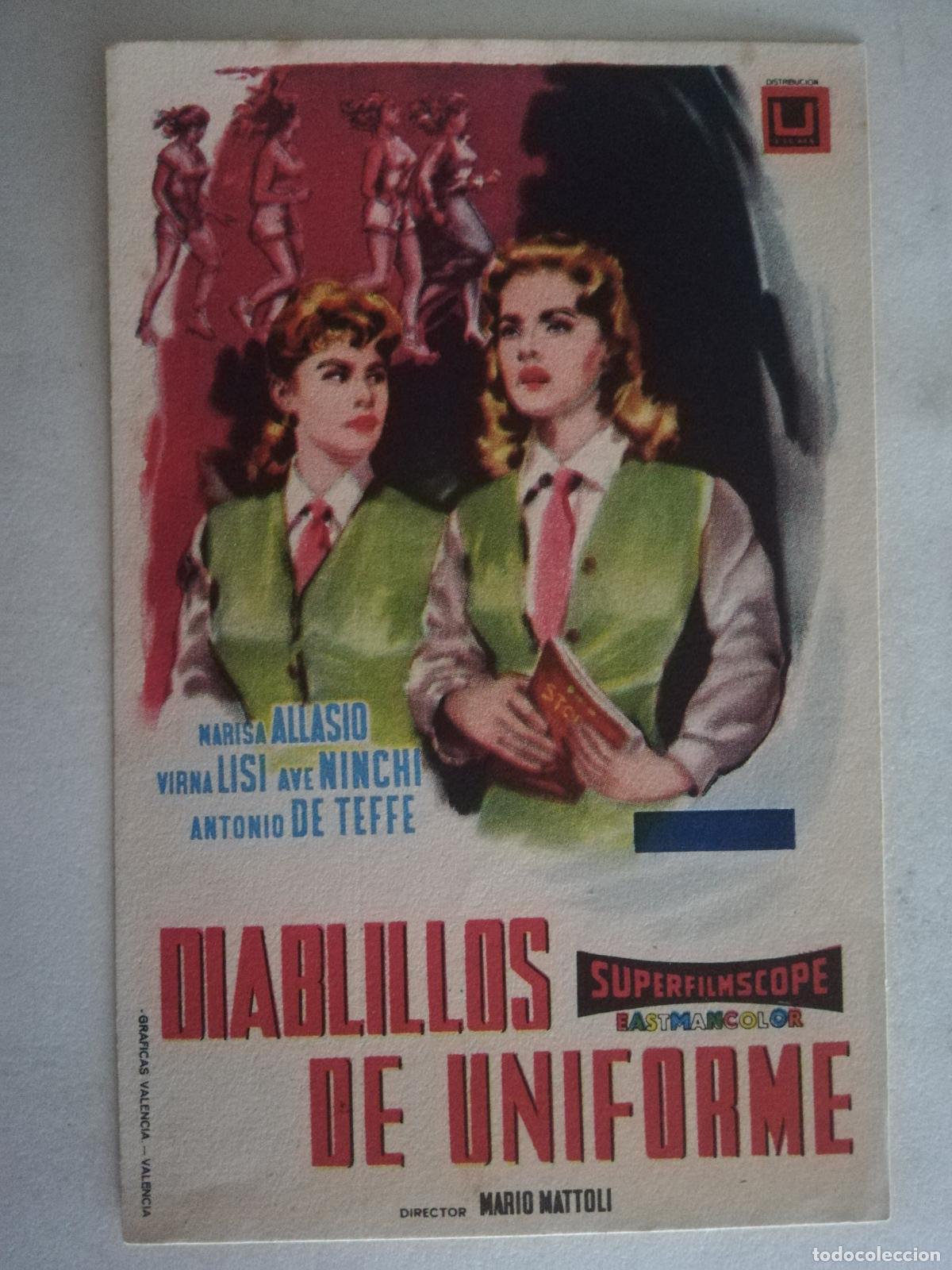 Cine: FOLLETO DE MANO, DIABLILLOS DE UNIFORME - Foto 1