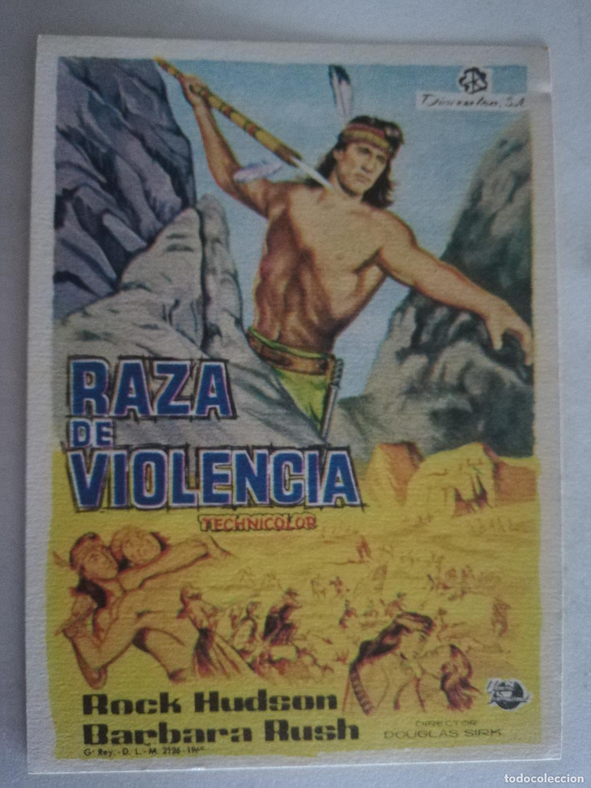 Cine: FOLLETO DE MANO, RAZA DE VIOLENCIA - Foto 1