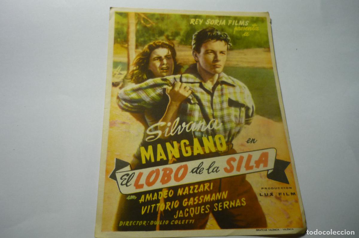 Cine: programa el lobo de sila-silvana mangano-publicidad - Foto 1