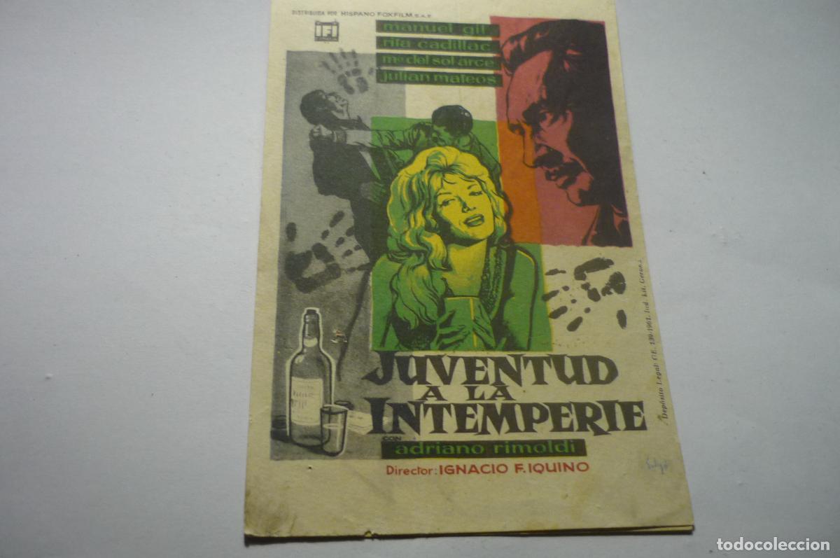 Cine: programa juventud a la intemperie- julian mateos - Foto 1