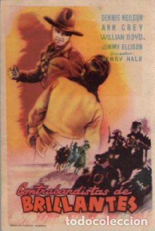 Cine: PROGRAMA DE CINE: CONTRABANDISTAS DE BRILLANTES PC-9206 - Foto 1