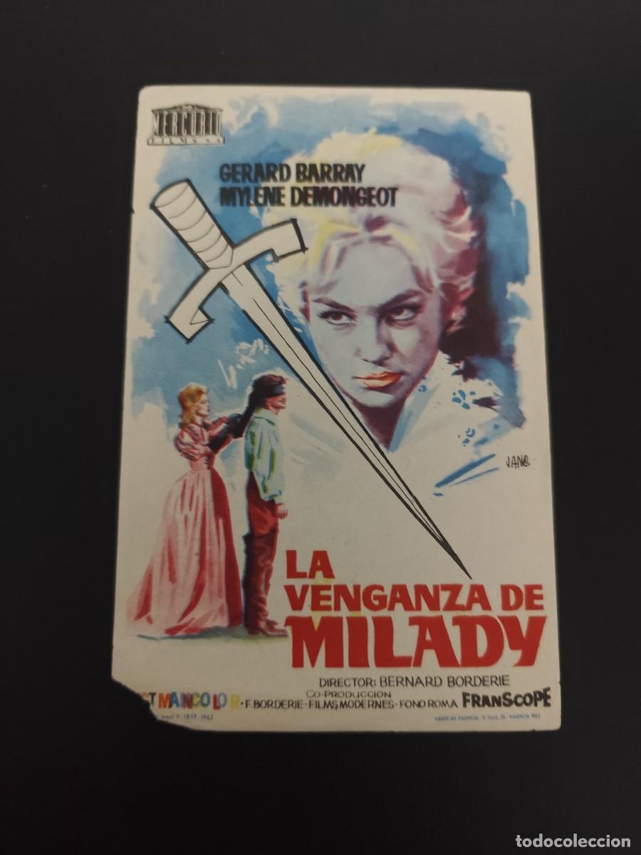  Foglietti di film di film antichi di cinema: La venganza de Milady sin publicidad