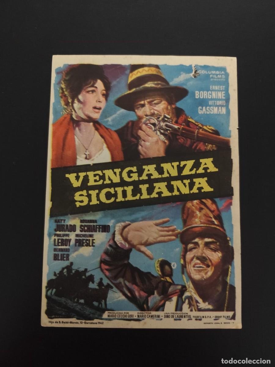  Foglietti di film di film antichi di cinema: Venganza siciliana sin publicidad