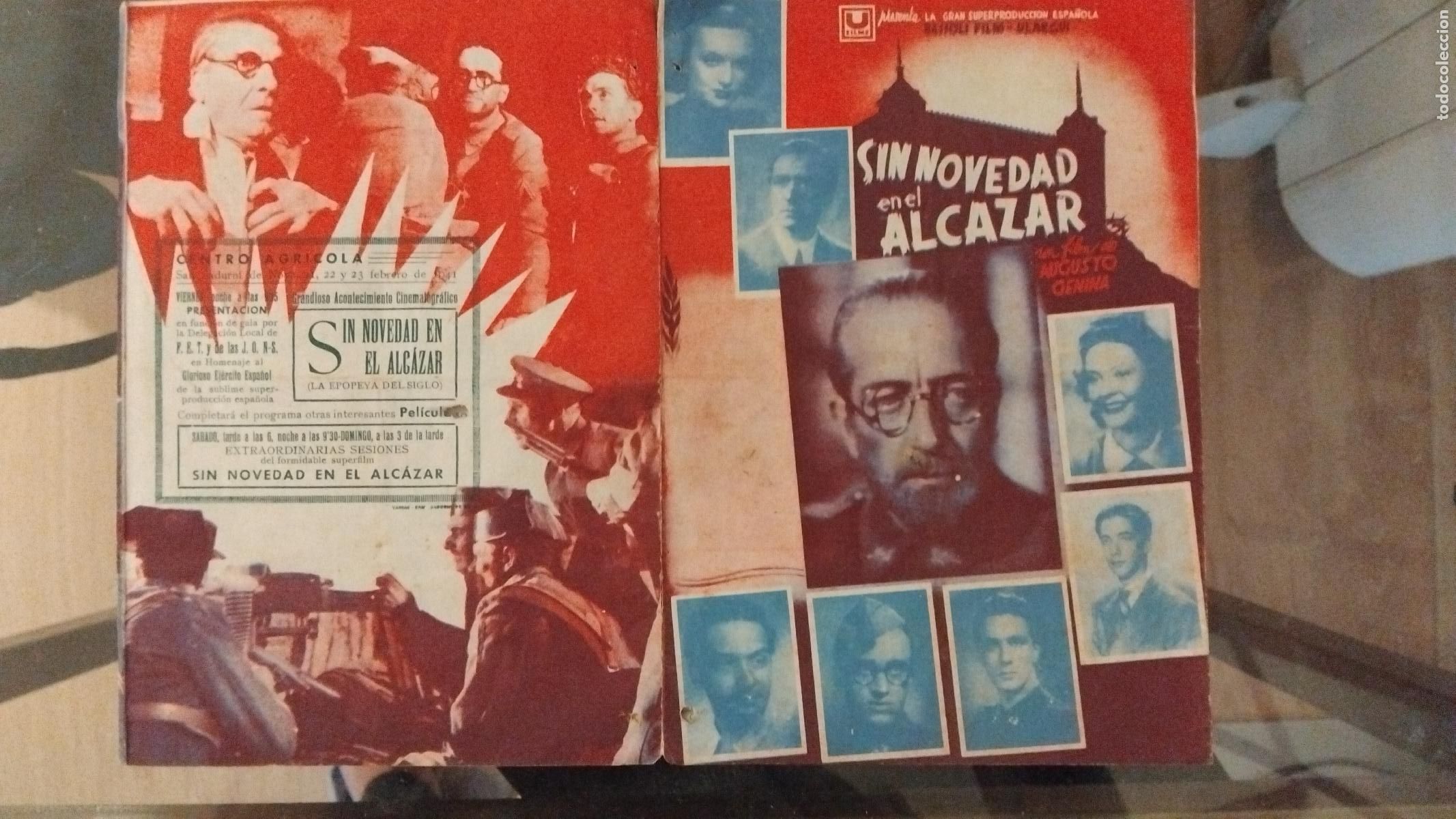 Cine: PROGRAMA DE CINE SIN NOVEDAD EN EL ALCAZAR - CINE PICAROL 1940 - Foto 1
