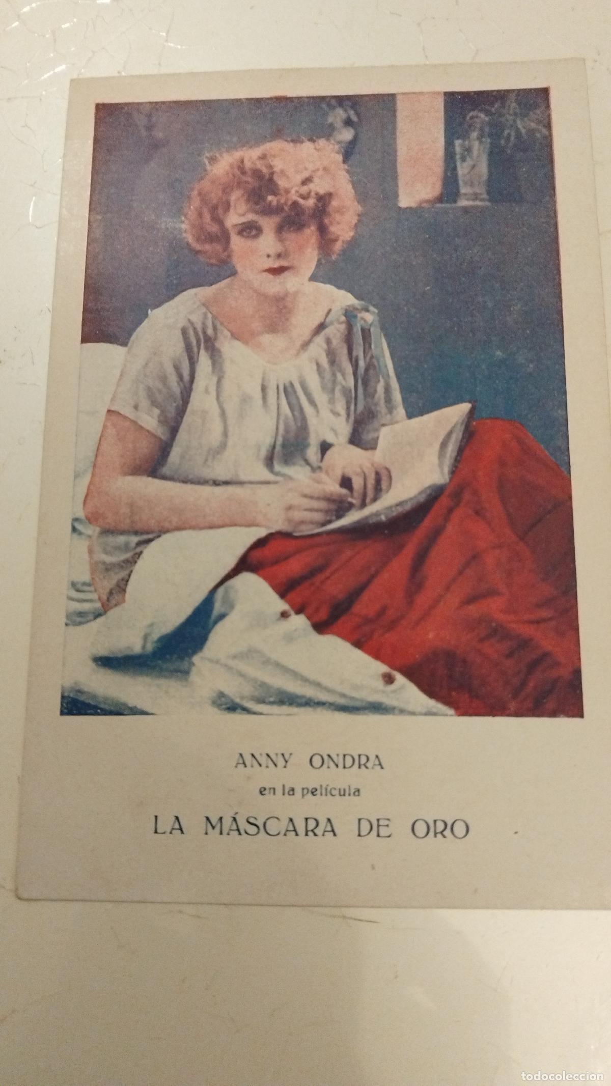 Cine: PROGRAMA DE CINE TARJETA - ANNY ONDRA - LA MASCARA DE ORO. - Foto 1