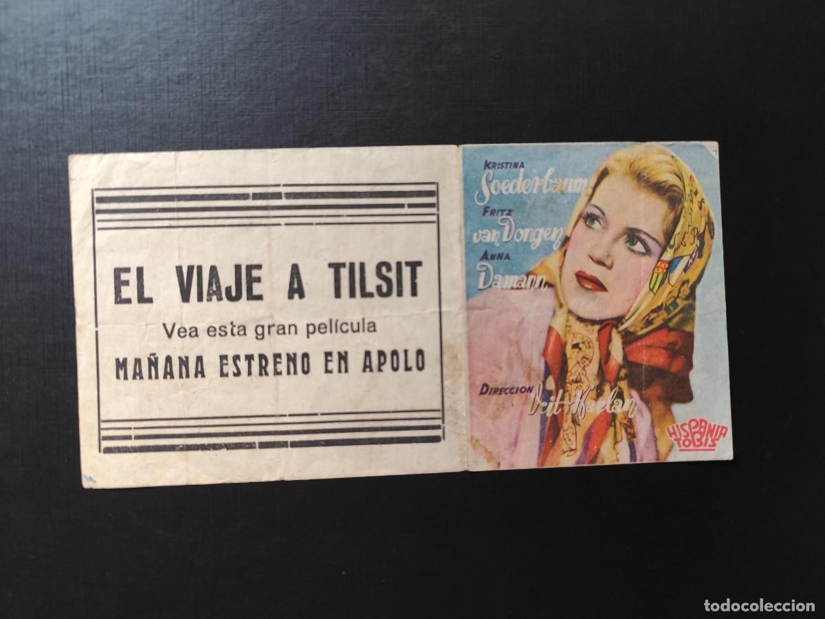 Cine: El viaje a Tilsit con publicidad Apolo