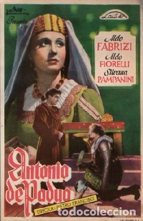 Cine: PROGRAMA DE CINE: ANTONIO DE PADUA PC-9244 - Foto 1