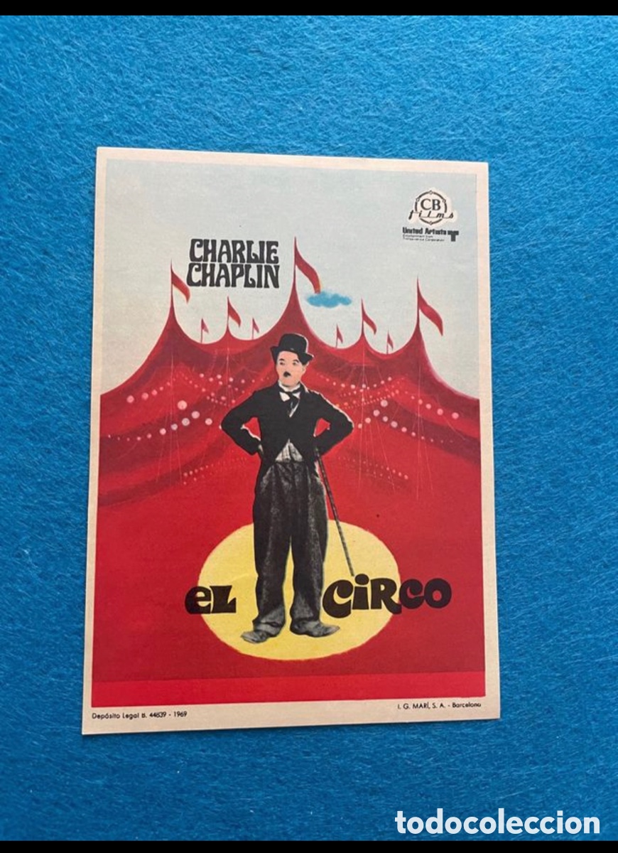 Cine: CHARLIE CHAPLIN, CHARLOTTE programa de mano - Foto 1