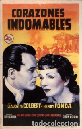 Cine: PROGRAMA DE CINE: CORAZONES INDOMABLES PC-9250 - Foto 1