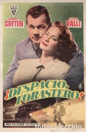 Cine: PROGRAMA DE CINE: &iexcl;DESPACIO FORASTERO! PC-9252 - Foto 1