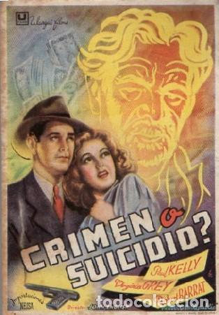 Cine: PROGRAMA DE CINE: CRIMEN O SUICIDIO PC-9253 - Foto 1