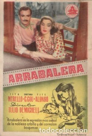 Cine: PROGRAMA DE CINE: ARRABALERA PC-9257 - Foto 1