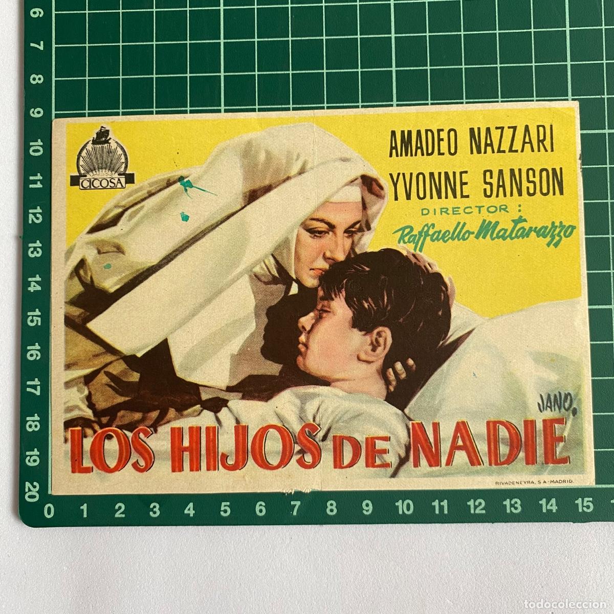  Flyers Publicitaires de films Anciens: folleto de mano programa de cine pelicula Hijos de nadie