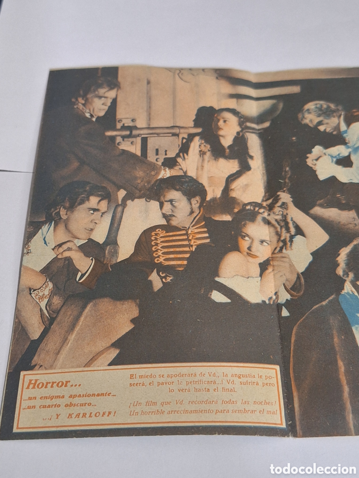 Cine: HORROR EN EL CUARTO NEGRO PROGRAMA DOBLE COLUMBIA BORIS KARLOFF MARIAN MARSH - Foto 6