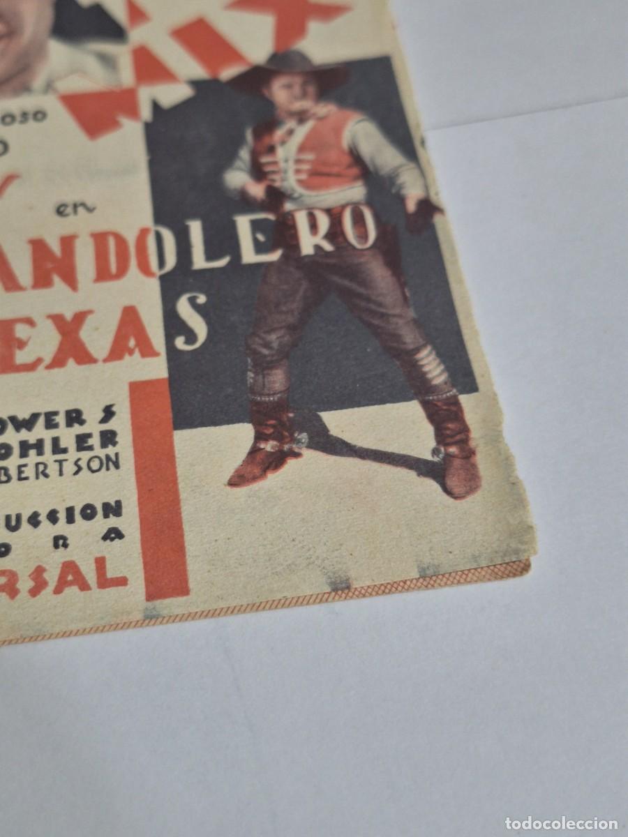 Cine: FOLLETO / PROGRAMA CINE El bandolero de Texas - Foto 2