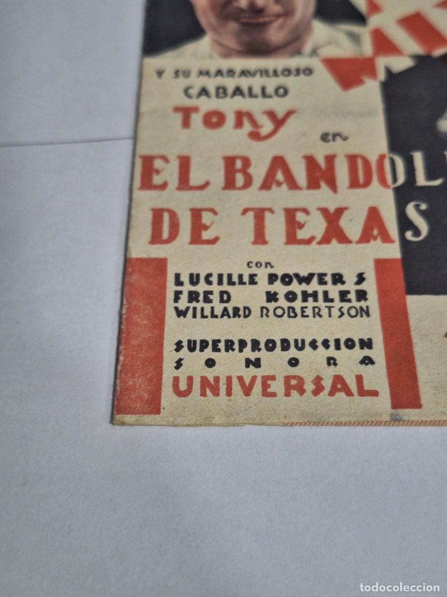 Cine: FOLLETO / PROGRAMA CINE El bandolero de Texas - Foto 3