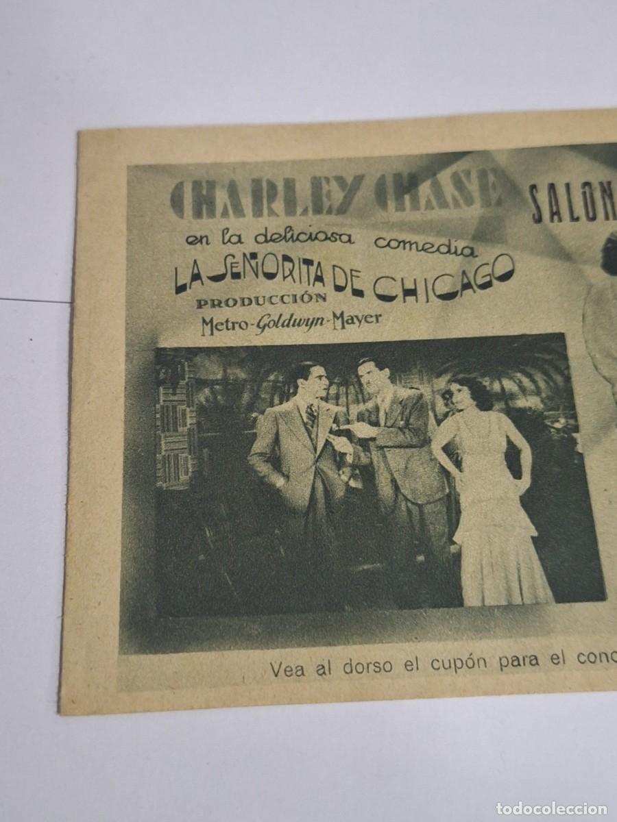 Cine: FOLLETO / PROGRAMA CINE . La se&ntilde;orita de Chicago - Foto 2