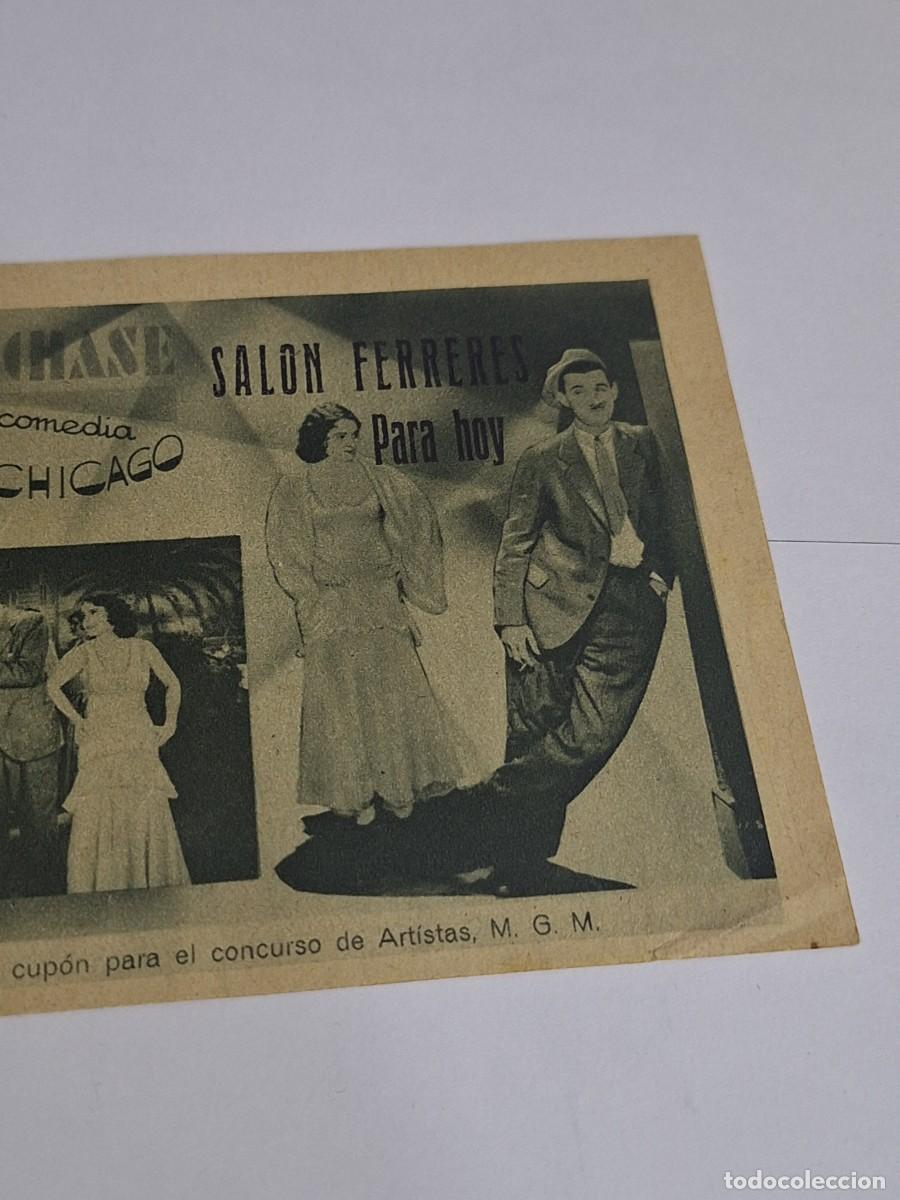 Cine: FOLLETO / PROGRAMA CINE . La se&ntilde;orita de Chicago - Foto 3