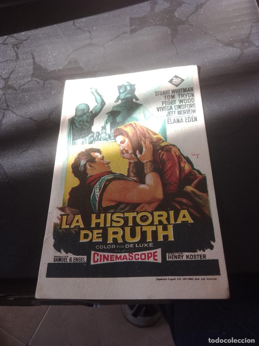 Cine: La historia de Ruth folleto a&ntilde;os 50 aproximado