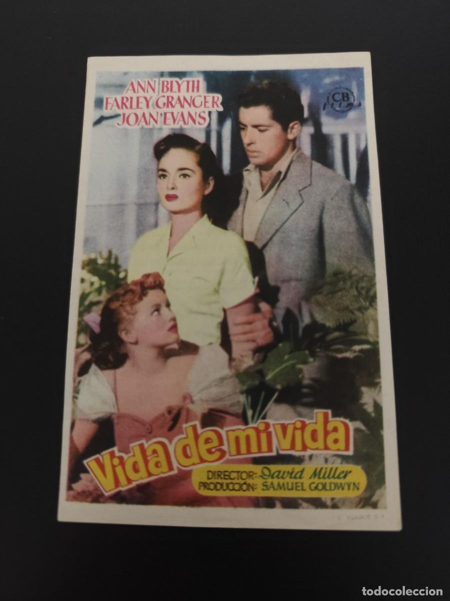  Foglietti di film di film antichi di cinema: Vida de mi vida con publicidad Teatro Ideal Cinema Calahorra