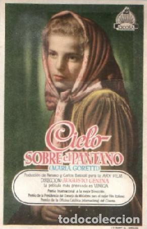 Cine: PROGRAMA DE CINE: CIELO SOBRE EL PANTANO PC-9280 - Foto 1