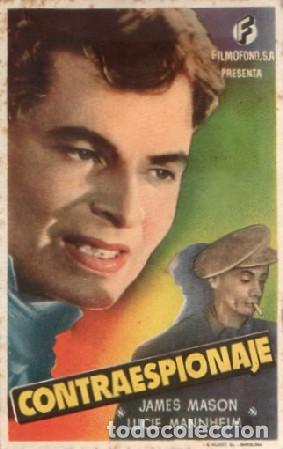 Cine: PROGRAMA DE CINE: CONTRAESPIONAJE PC-9283 - Foto 1
