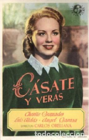 Cine: PROGRAMA DE CINE: C&Aacute;SATE Y VER&Aacute;S PC-9284 - Foto 1