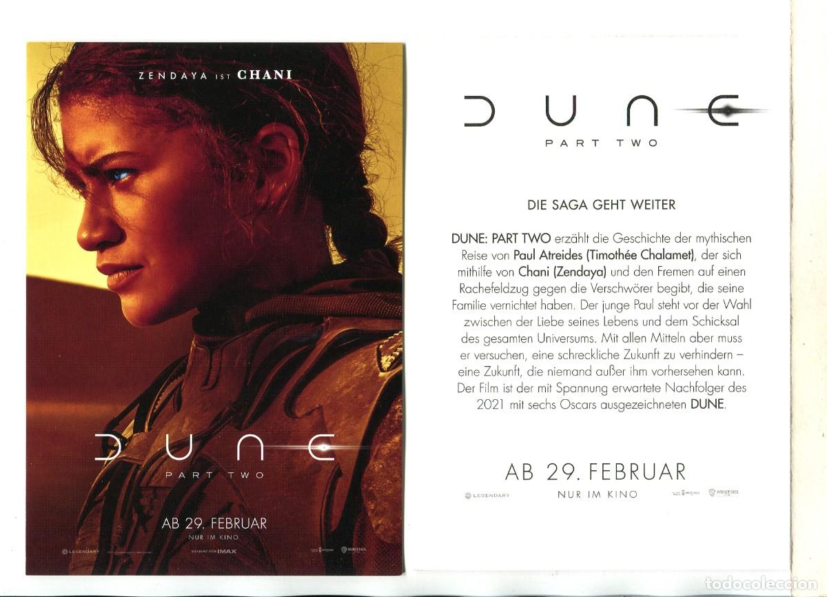 Cine: DUNE, con Chani. PROGRAMA ALEM&Aacute;N. - Foto 1