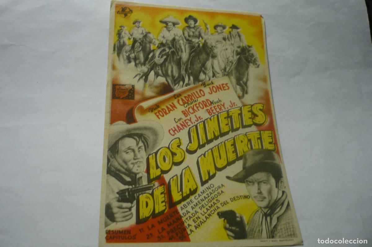 Cine: programa los jinetes de la muerte.-buck jones.- - Foto 1