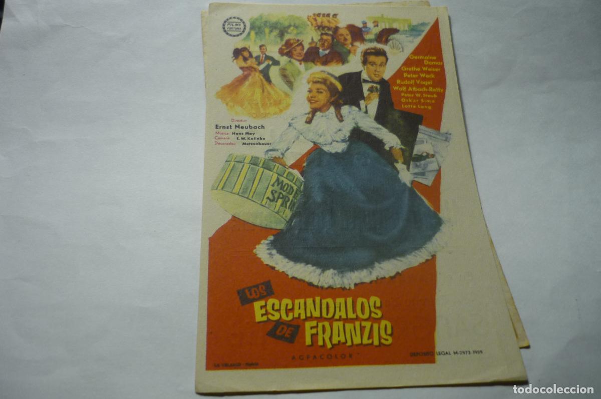 Cine: programa los escandalos de franzis .- publicidad - Foto 1